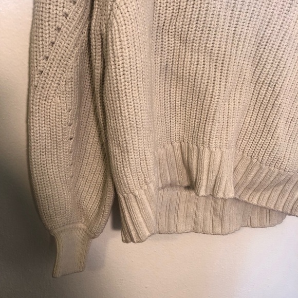 J. Crew Pointelle Crewneck Sweater Ivory - Picture 5 of 14